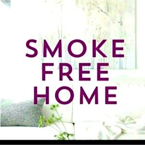 Our home is a non-smoking household.